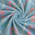 Cloud Soft Sky Blossom Floral King Size Bedsheet Set (1 Bedsheet, 2 Pillow Covers)