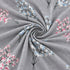 Silver Petals 3Pcs Double Bedsheet Set (1 Bedsheet & 2 Pillow Covers)
