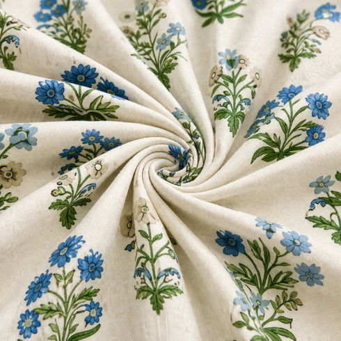 Cloud Soft Boota Floral King Size Bedsheet Set (1 Bedsheet, 2 Pillow Covers)