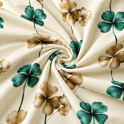 Verdant Gold 3Pcs Double Bedsheet Set (1 Bedsheet & 2 Pillow Covers)