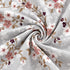 Mauve Garden 100% Cotton King Size Bedsheet Set (1 Bedsheet & 2 Pillow Covers)