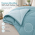 Reversible Double Bed Comforter | 150 GSM, Blue Lagoon