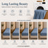 300TC Solid 100% Pure Cotton King Bedsheet Set (1 Bedsheet, 2 Pillow Covers), Steel Blue
