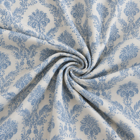 Blue Empress King Size Bedsheet Set (1 Bedsheet, 2 Pillow Covers)