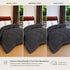 Reversible Double Bed Comforter | 150 GSM, Charcoal Mist