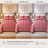 Reversible Double Bed Comforter | 150 GSM, Peach Blush