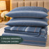 Imperial Stripe 3Pcs Double Bedsheet Set (1 Bedsheet & 2 Pillow Covers)
