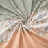 Night Bloom Sage Apricot Double Bedsheet Set (1 Bedsheet, 2 Pillow Covers)