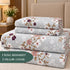 Mauve Garden 100% Cotton King Size Bedsheet Set (1 Bedsheet & 2 Pillow Covers)