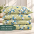 Jade Blossom 100% Cotton King Size Bedsheet Set (1 Bedsheet & 2 Pillow Covers)
