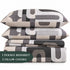 Graphite Grace 3Pcs Double Bedsheet Set (1 Bedsheet & 2 Pillow Covers)