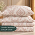 Pearl Damask 3Pcs Double Bedsheet Set (1 Bedsheet & 2 Pillow Covers)