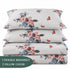Vintage Rose 3Pcs Double Bedsheet Set (1 Bedsheet & 2 Pillow Covers)