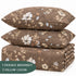 Truffle Bloom 3Pcs Double Bedsheet Set (1 Bedsheet & 2 Pillow Covers)