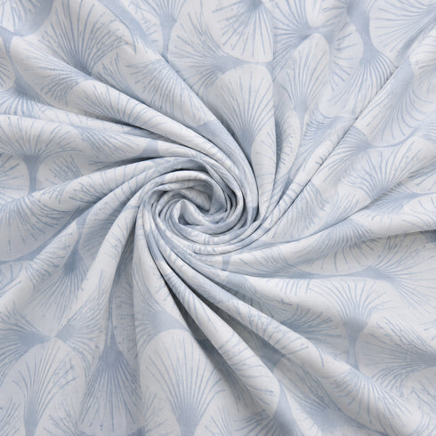 Cloud Symphony 5 Pcs Double Bedsheet Set (1 Bedsheet, 4 Pillow Covers)