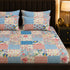 Petal Symphony Double Bedsheet Set (1 Bedsheet, 2 Pillow Covers)