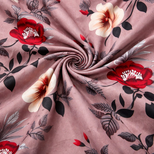 Autumn Desire King Size Bedsheet Set (1 Bedsheet, 2 Pillow Covers)