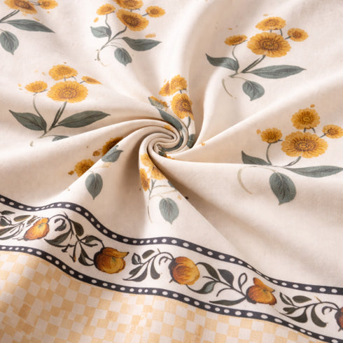 Cloud Soft Royal Mustard King Size Bedsheet Set (1 Bedsheet, 2 Pillow Covers)