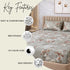 Cloud Soft Sage Whisper King Size Bedsheet Set (1 Bedsheet, 2 Pillow Covers)