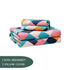Modern Mosaic King Size Bedsheet Set (1 Bedsheet, 2 Pillow Covers)