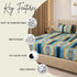 Cloud Soft Regal Medallion King Size Bedsheet Set (1 Bedsheet, 2 Pillow Covers)