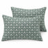 Geo Sage Double Bedsheet Set (1 Bedsheet, 2 Pillow Covers)