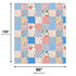 Petal Symphony Double Bedsheet Set (1 Bedsheet, 2 Pillow Covers)