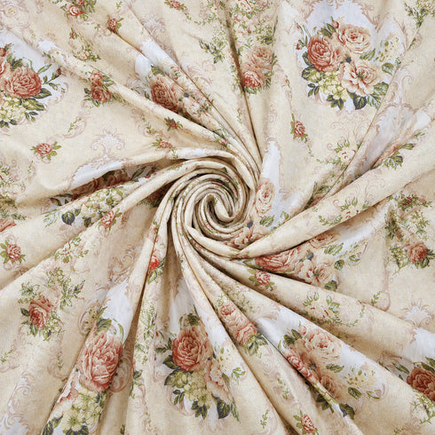 Belle Rose Double Bedsheet Set (1 Bedsheet, 2 Pillow Covers)