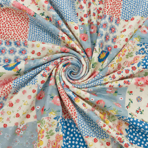 Petal Symphony Double Bedsheet Set (1 Bedsheet, 2 Pillow Covers)