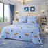 Kinder Soft Orbit Adventure Double Bedsheet Set (1 Bedsheet, 2 Pillow Covers)