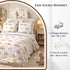 Kinder Soft Cloudy Smiles Double Bedsheet Set (1 Bedsheet, 2 Pillow Covers)