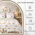 Kinder Soft Cloudy Smiles Double Bedsheet Set (1 Bedsheet, 2 Pillow Covers)