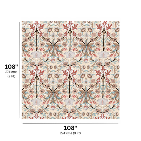 Cloud Soft Blush Symphony King Size Bedsheet Set (1 Bedsheet, 2 Pillow Covers)