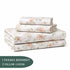 Night Bloom English Blossom Double Bedsheet Set (1 Bedsheet, 2 Pillow Covers)