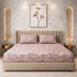 Night Bloom Rosewood Grove Double Bedsheet Set (1 Bedsheet, 2 Pillow Covers)