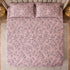 Night Bloom Rosewood Grove Double Bedsheet Set (1 Bedsheet, 2 Pillow Covers)