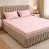 Pink Horizon Double Bedsheet Set (1 Bedsheet, 2 Pillow Covers)
