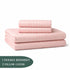 Pink Horizon Double Bedsheet Set (1 Bedsheet, 2 Pillow Covers)
