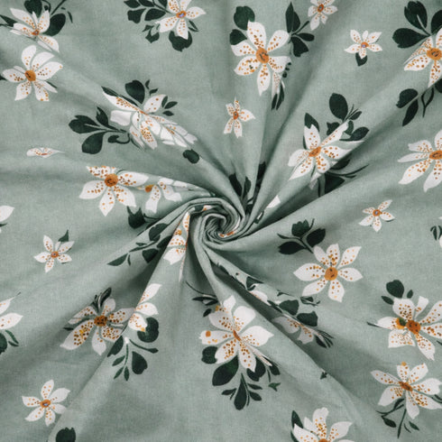 Garden Fresh Double Bedsheet Set (1 Bedsheet, 2 Pillow Covers)