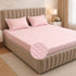Pink Horizon Double Bedsheet Set (1 Bedsheet, 2 Pillow Covers)