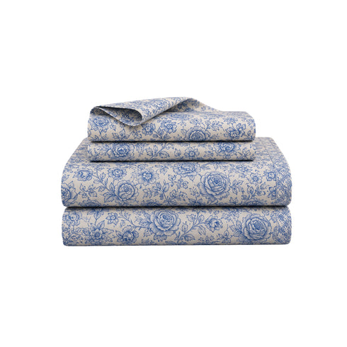 Bluebell Garden Double Bedsheet Set (1 Bedsheet, 2 Pillow Covers)