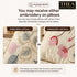 Italian Embroidery 3Pcs King Bedsheet Set (1 Bedsheet, 2 Pillow Covers), Rosa Cipria
