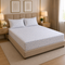 Indigo Grid King Size Bedsheet Set (1 Bedsheet, 2 Pillow Covers)