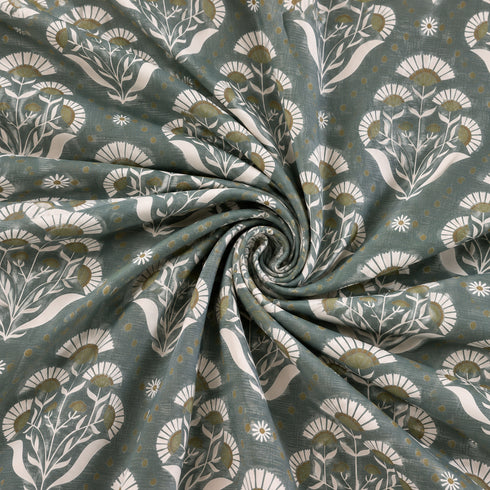 Maharani Green 3Pcs Double Bedsheet Set (1 Bedsheet & 2 Pillow Covers)