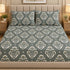 Maharani Green 3Pcs Double Bedsheet Set (1 Bedsheet & 2 Pillow Covers)